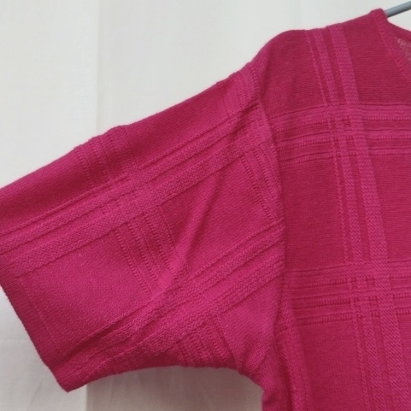Laura Martin Pink Sweater Top L - Picture 5 of 8